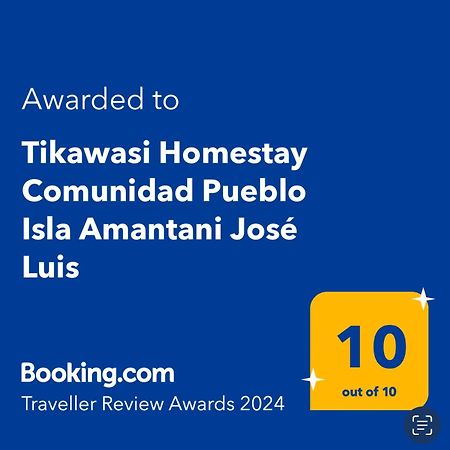 Tikawasi Homestay Comunidad Pueblo Isla Amantani Jose Luis Ocosuyo Exterior foto